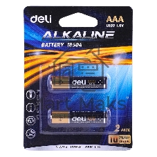 Батарея Deli E18504 AAA (2шт) блистер