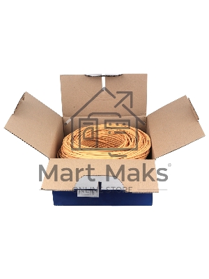 Кабель SkyNet Light UTPнг-LSZH 4x2x0,46, низкое дымовыделение, нулевое содержание галогенов, медный, FLUKE TEST, кат.5e, однож., 305 м, box, оранжевый