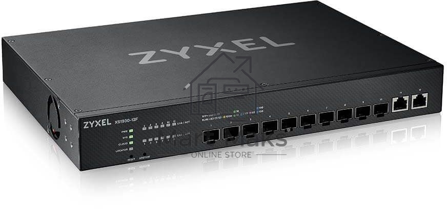 Гибридный мультигигабитный Smart L2+ коммутатор Zyxel NebulaFlex XS1930-12F, rack 19