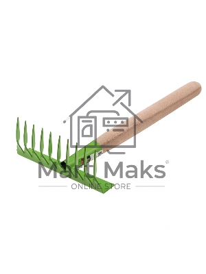 Грабли Сибртех витые,10-зубые,180 мм,с рукояткой 300 мм Р