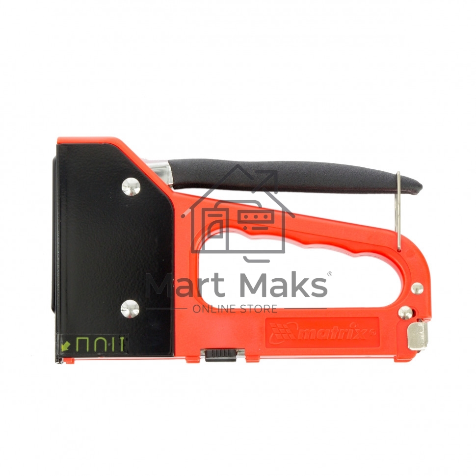 Степлер мебельный MATRIX MASTER 40905 4-функциональный пластиковый, тип скобы: 53, 28, 300, 500, 6-14 мм