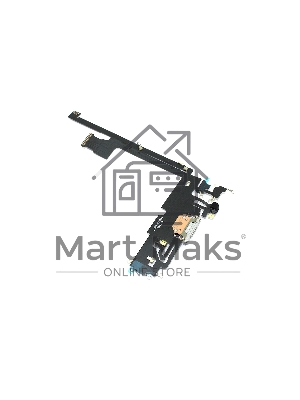 Шлейф с разъемом зарядки и микрофоном для Apple iPhone 12 Pro Max, белый Шлейф с разъемом зарядки и микрофоном для Apple iPhone 12 Pro Max, белый