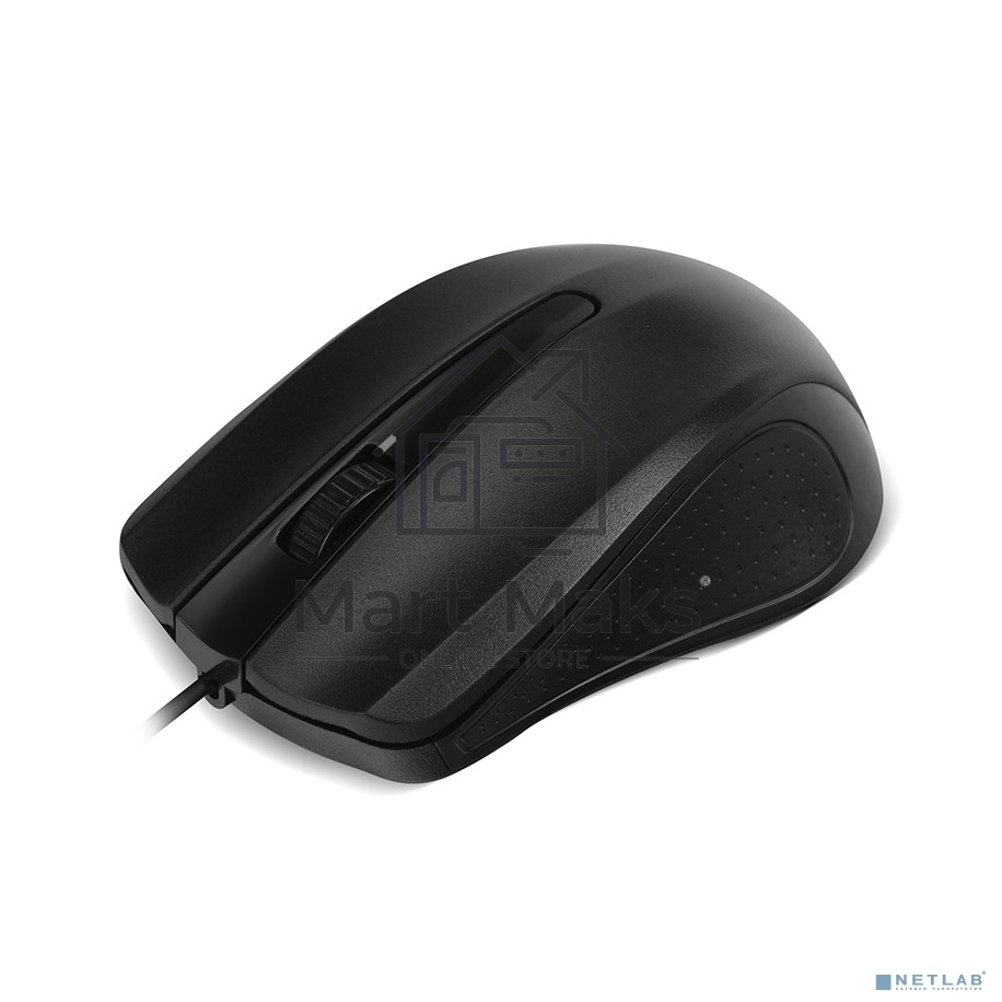 Мышь проводная CBR CM 103 черный, 1000 dpi, USB, кнопки - 3