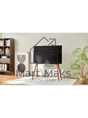 Подставка для телевизора Cactus CS-ST3646BKWN черный/орех 49