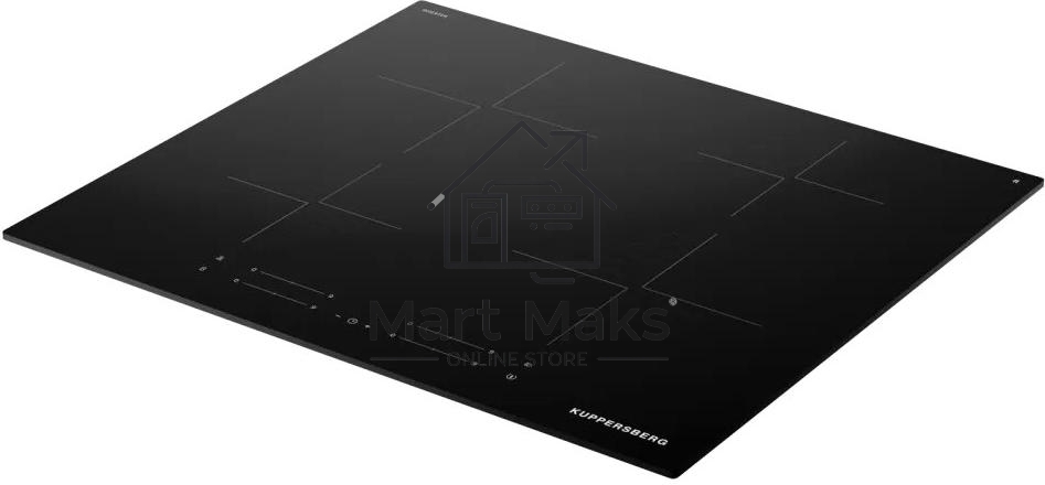 Индукционная варочная панель Kuppersberg ICI 606, 60 см, индукция, High-Tech, inverter, прямой край, 9 уровней мощности, бустер, Stop and Go, автоматическое отключение, таймер, индикатор остаточного тепла, сенсорное управление, черный