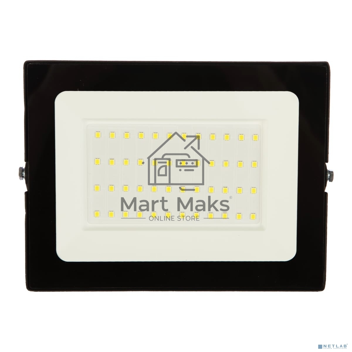 Прожектор светодиодный ULTRAFLASH 12317 LFL-5001 C02 черный LED SMD 50Вт 230В 6500К