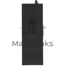 Разветвитель USB2.0 Gembird 4xUSB, блок питания 2А, подсветка и выкл, кабель USB 55 см, черный