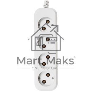 Сетевой удлинитель Buro BU-PTE4.1UC-B 1.5 м (4 розетки) черный (пакет ПЭ)