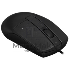 Мышь проводная A4Tech OP-335S черный, 1200 dpi, USB, кнопки - 3