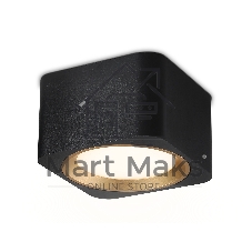 Светильник накладной TN70832 BK/GD черный/золото GX53 max 12W 96*96*60
