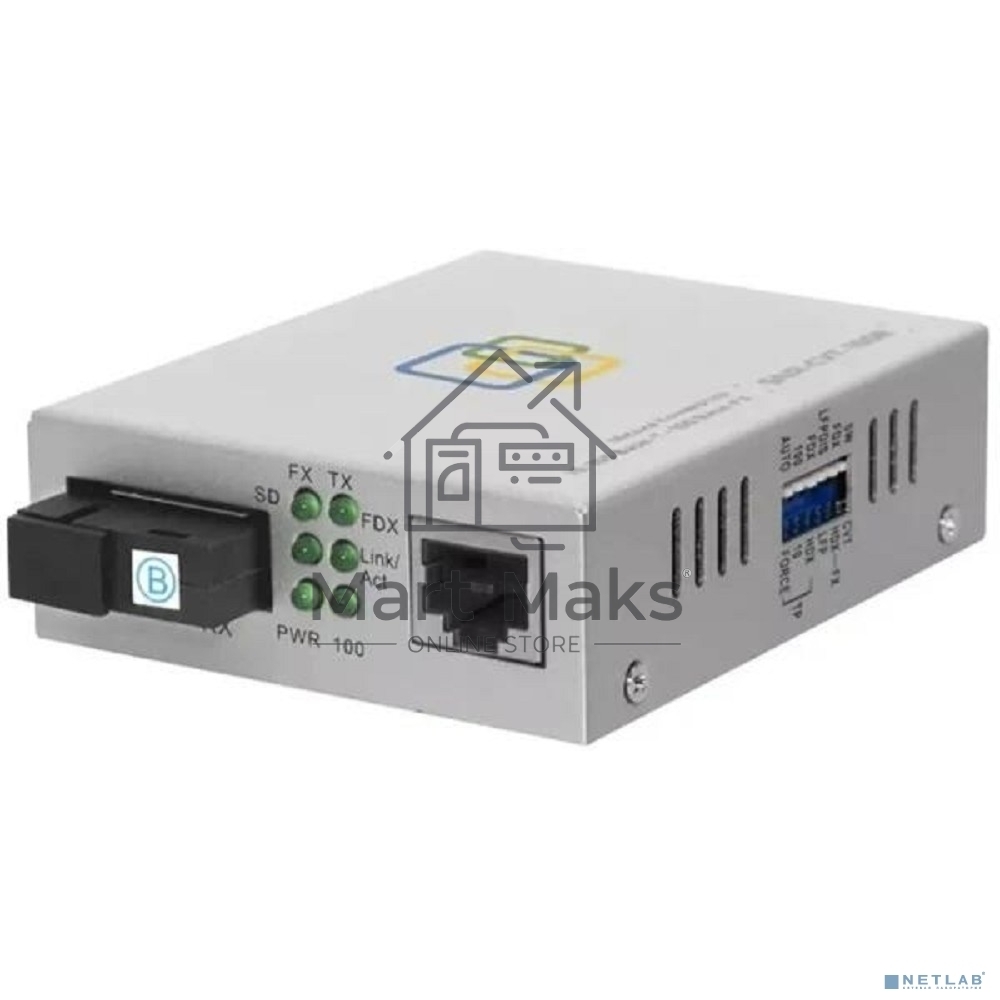 Медиаконвертер SNR SNR-CVT-100B 10/100-Base-T / 100Base-FX, Tx/Rx: 1550/1310нм
