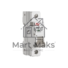 Выключатель автоматический модульный 1п C 63А 6кА AV-6 AVERES EKF mcb6-1-63C-av