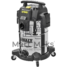 Строительный пылесос DeWalt DXV30SAPTA-QT 750Вт (уборка: сухая/сбор воды/выдув) серебристый