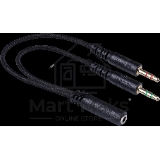 Гарнитура Redragon Diomedes чёрный/красный, проводная, USB / mini jack 3.5 мм