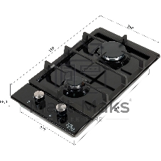 Газовая варочная поверхность Oasis P-MEBD черный