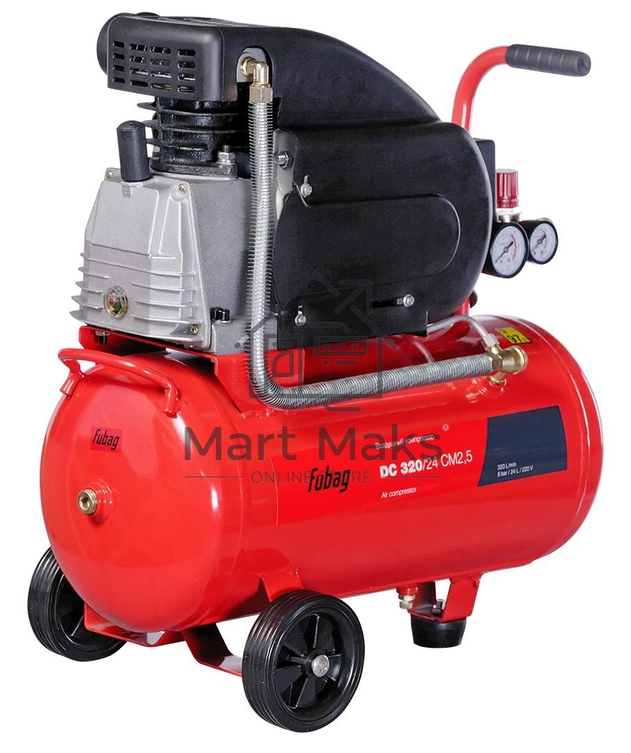 Компрессор FUBAG DС 320/24 CM2.5 320л/мин 24л 8бар 1.8кВт