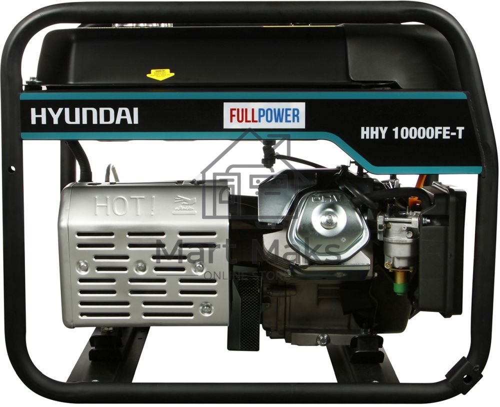 Электрогенератор бензиновый Hyundai HHY 10000FE-T HHY, 8 кВт, 74 дБ, 89.5 кг
