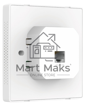 Точка доступа TP-Link Omada AC1200 wireless MU-MIMO Gigabit wall-plate Access Point, 1 Gigabit downlink port, 1 gigabit uplink port, 802.3af/at PoE in, wall plate mounting, support standalone mode and controlled by Omada SDN controller (Software/hardware/