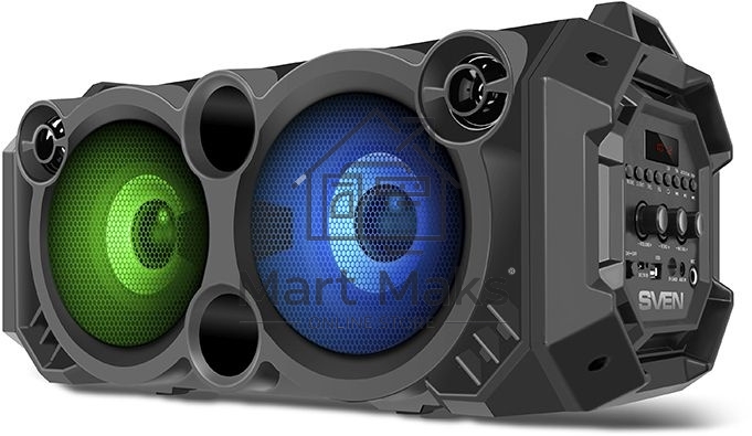 Колонка портативная Sven PS-550 черный 36W 2.0 BT/3.5Jack/USB 10м 2000mAh