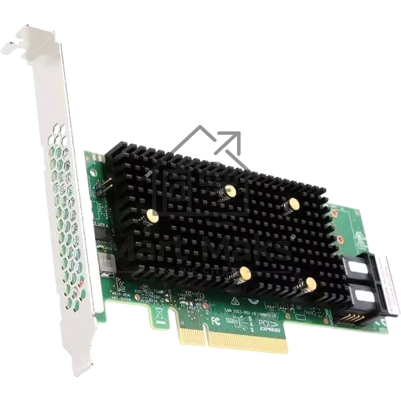 Контроллер MegaRAID 9440-8i SGL (05-50008-02), PCIe 3.1 x8 LP, SAS/SATA/NVMe, RAID 0,1,5,6,10,50,60, 8port(2 * int SFF8643), 3408 IOC