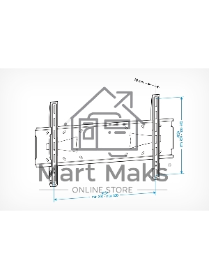 Кронштейн для телевизора Holder PFS-4017 черный 32