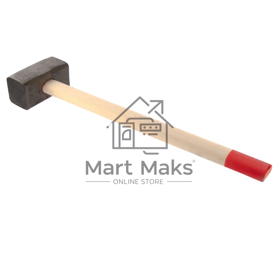 Кувалда, 8000 г, кованая головка, деревянная рукоятка 750 мм Сибртех