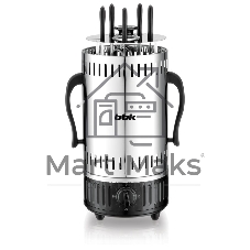 Шашлычница электрическая BBK BBQ601T нержавеющая сталь/черный