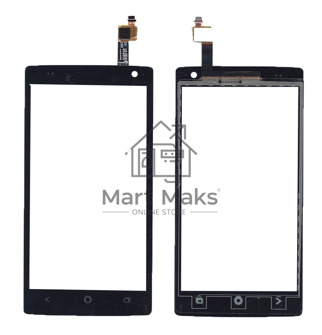 Сенсорное стекло (тачскрин) для Acer Liquid Z5 Z150, черное