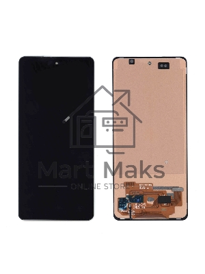 Дисплей для Samsung Galaxy A53 SM-A536E черный с рамкой