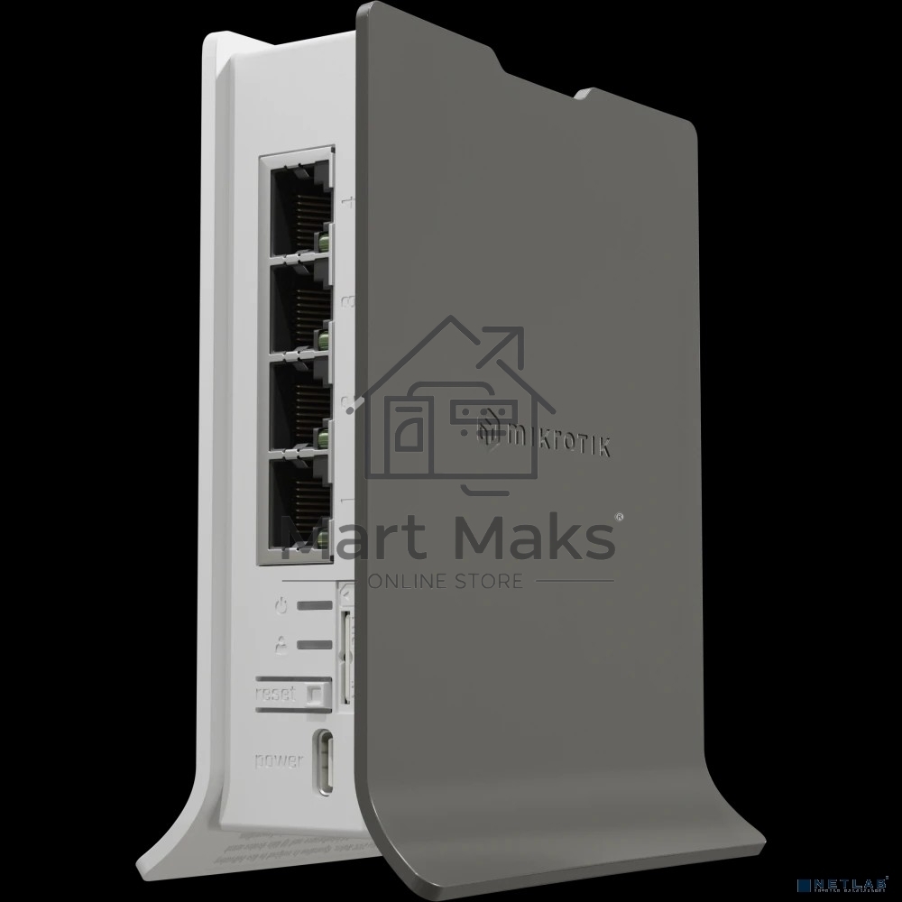 Маршрутизатор + LTE6 модем MikroTik hAP ax lite LTE6 L41G-2axD&FG621-EA 4* 1Gbit RJ45, Micro sim slot