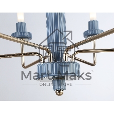 Люстра Ambrella light LH53124/6 GD/WH/GB золото/белый/серо-синий 10W 3000K D660*1120