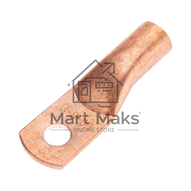 Наконечник медный ТМ 50-8-11 (50мм² - Ø8мм) (в упак. 100 шт.) Rexant