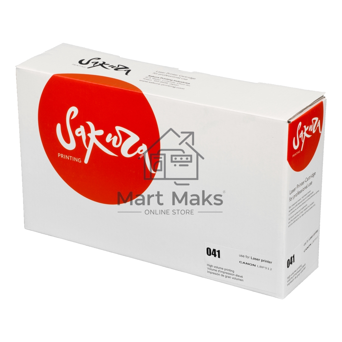 Картридж лазерный Sakura CRG041 для Canon LBP312x, i-SENSYS MF525x/MF522X, черный, 10 000к.