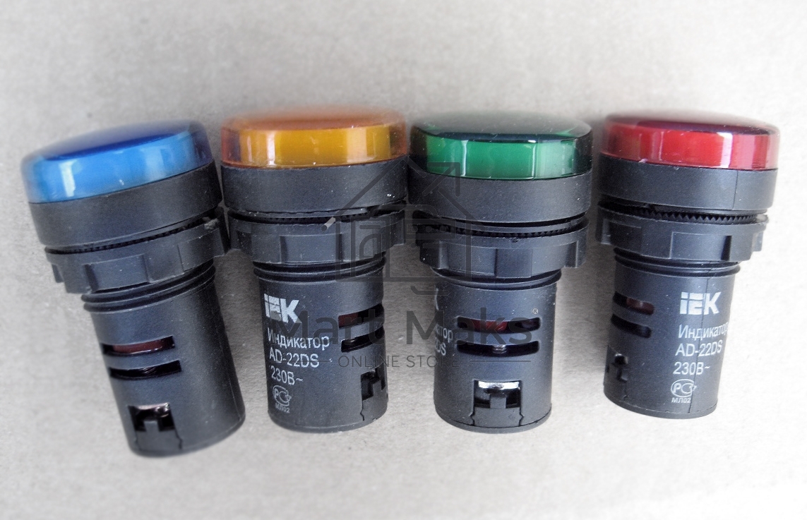 Арматура светосигнальная AD-22DS 12В AC/DC красн. IEK BLS10-ADDS-012-K04