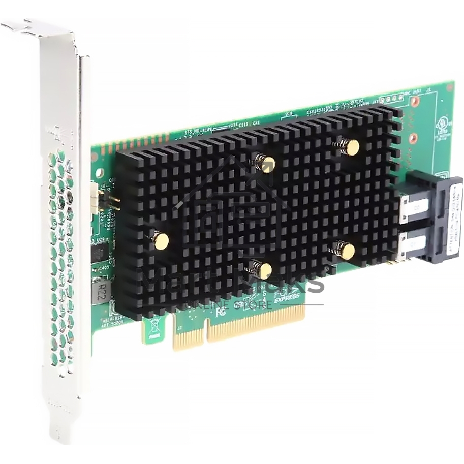 Контроллер MegaRAID 9440-8i SGL (05-50008-02), PCIe 3.1 x8 LP, SAS/SATA/NVMe, RAID 0,1,5,6,10,50,60, 8port(2 * int SFF8643), 3408 IOC