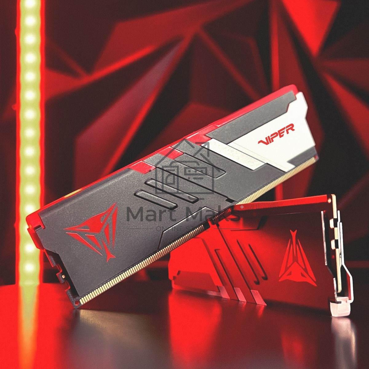 Оперативная память Patriot Viper Venom, DDR5, 32GB (2x16GB), 6200MHz, CL40, DIMM, с радиаторами, RGB, черный