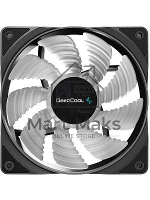 Вентилятор для корпуса DEEPCOOL RF120 FS черный, 120 мм, 1500 об/мин, 27 дБ, 4 pin