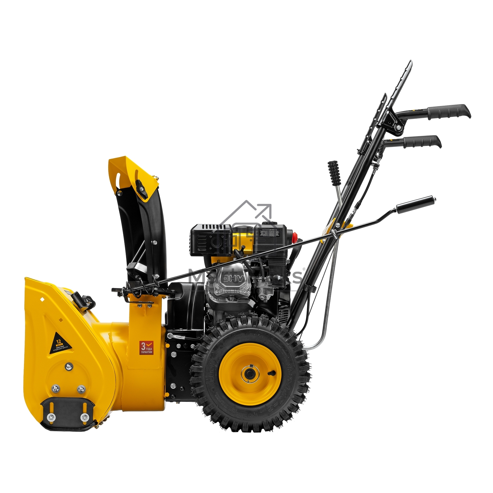 Бензиновая снегоуборочная машина SB 560, 212cc, ручной старт Denzel