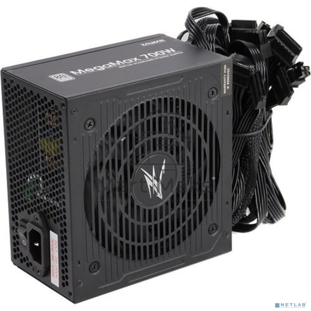 Блок питания Zalman ZM700-TXII V2 RTL, 700Вт, 80 PLUS, 120мм, черный