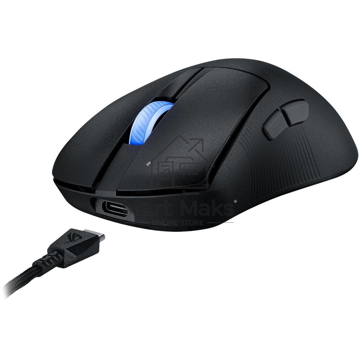 Мышь беспроводная/проводная ASUS ROG Keris II ACE черный, 42000 dpi, радиоканал, Bluetooth, USB, кнопки - 6