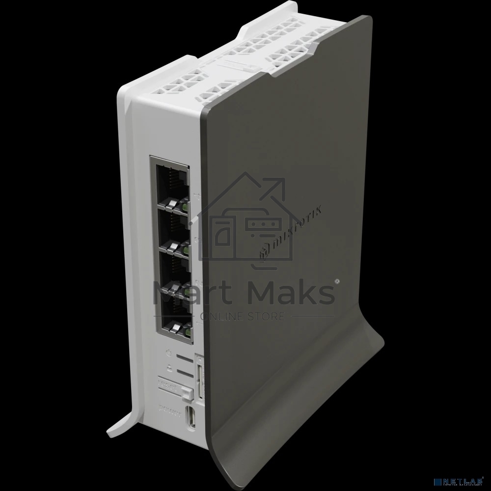 Маршрутизатор + LTE6 модем MikroTik hAP ax lite LTE6 L41G-2axD&FG621-EA 4* 1Gbit RJ45, Micro sim slot