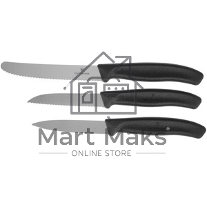 Набор ножей кухонных Victorinox Swiss Classic 6.7114.2C1 для чистки овощей и фруктов компл.:2предм. зеленый европодвес