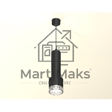 Светильник Ambrella Light XP8111005 SBK/CL черный песок/прозрачный GX53 (A2302, C6356, A2101, C8111, N8480)