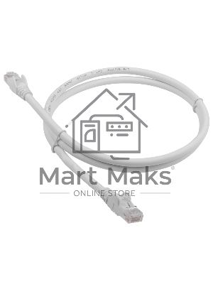 Патч-корд LANMASTER LSZH UTP cat.6, 5.0 м, серый