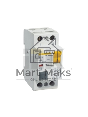 Выключатель дифференциального тока (УЗО) 2п 63А 300мА тип ACS ВД1-63S ИЭК MDV12-2-063-300