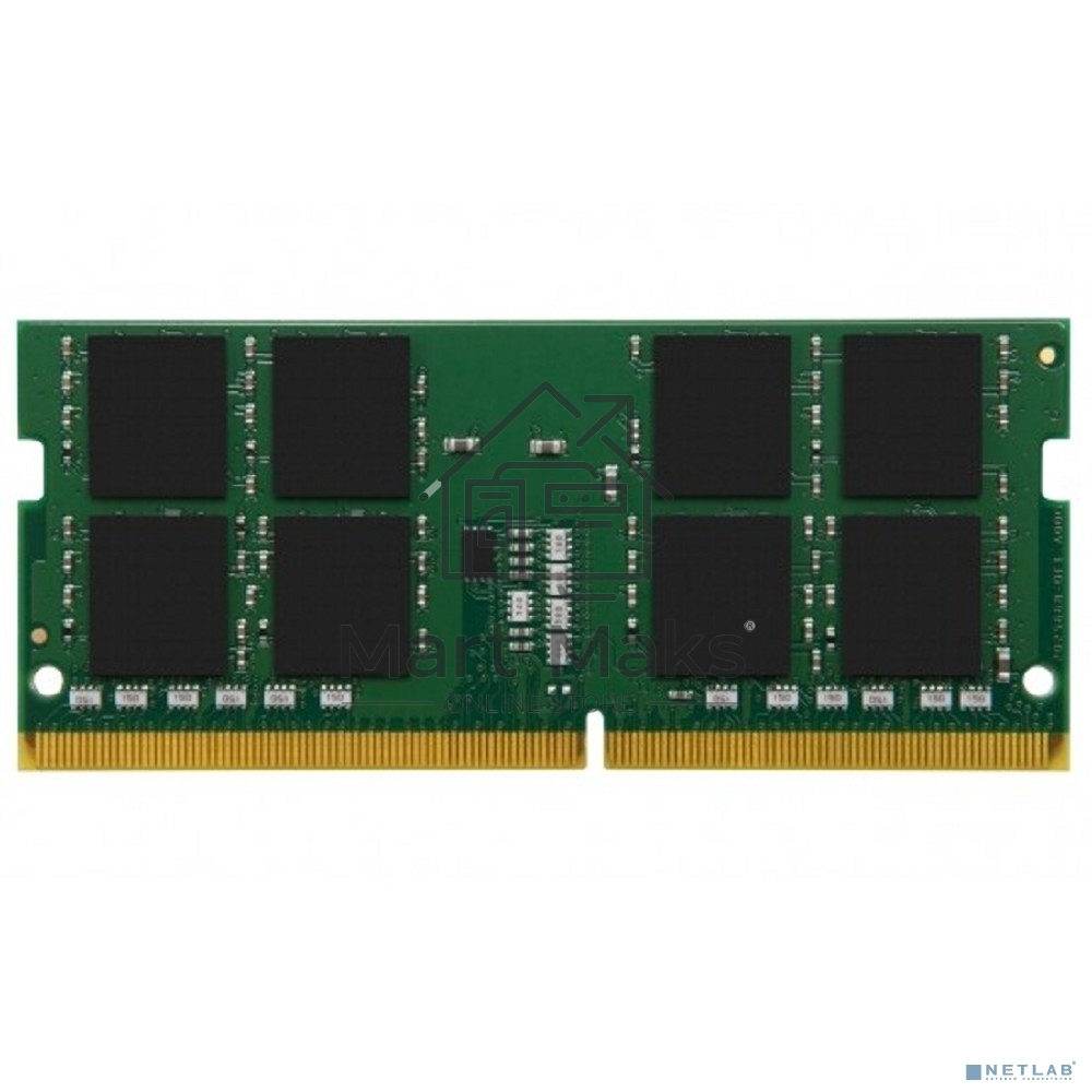 Оперативная память Kingston ValueRAM, DDR4, 8Gb (1x8Gb), 3200MHz, CL22, SO-DIMM