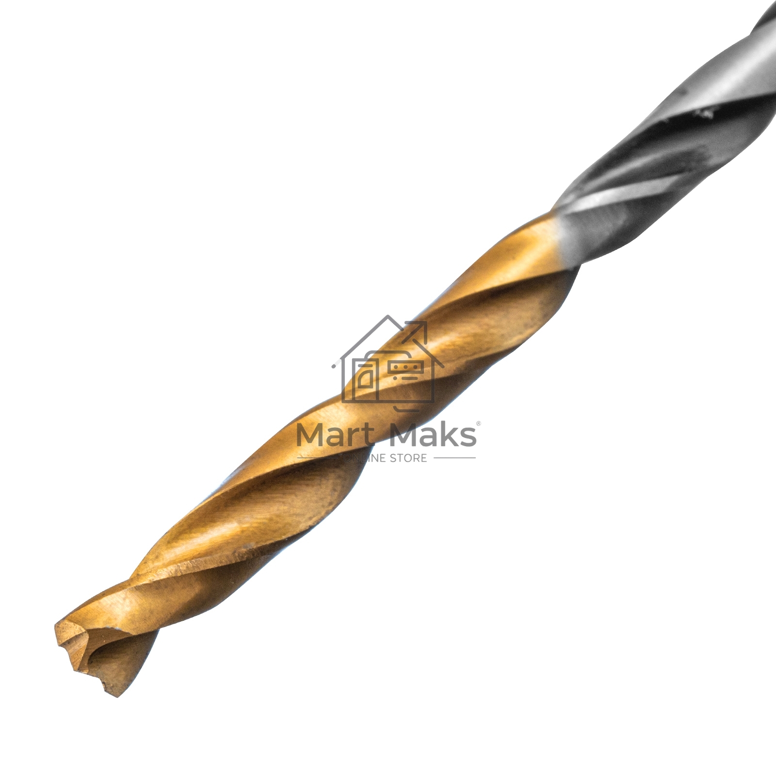 Сверло спиральное по металлу 3 x 61мм, Р6М5, Golden Tip, многогранная заточка, 2шт. Denzel
