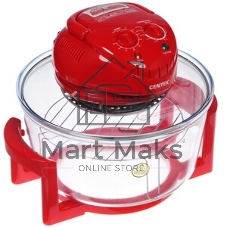 Аэрогриль Centek Ct-1456 красный, 1400 Вт, 12 л, механическое управление, 0 программ
