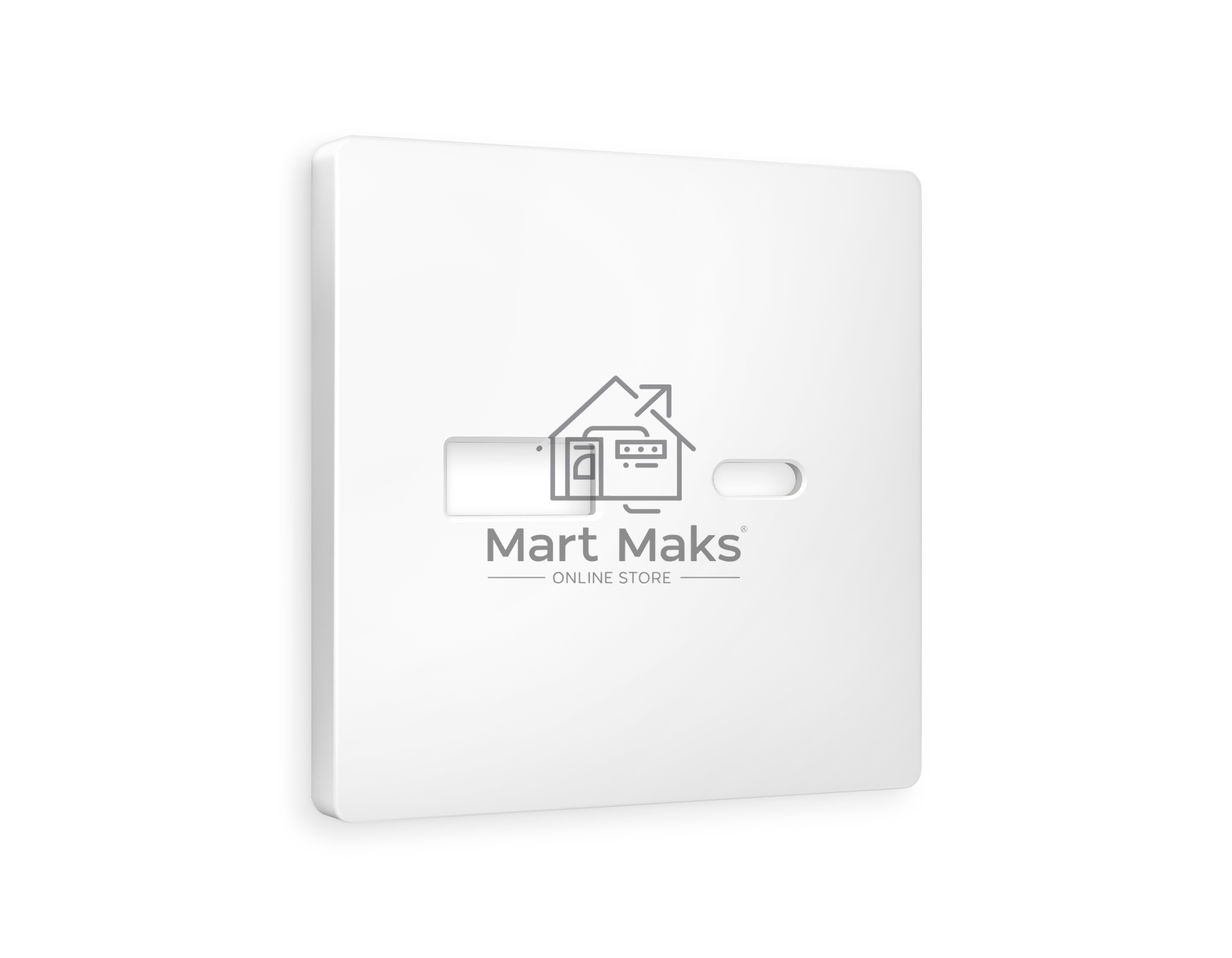 Лицевая панель ALFA (Белый матовый) для розетки 2USB A+C QUANT AP1310