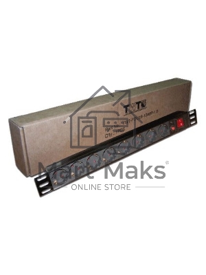 Блок распределения питания Lanmaster TWT-PDU19-10A8P гор.размещ. 8xSchuko базовые 10A без вилки Блок распределения питания Lanmaster TWT-PDU19-10A8P гор.размещ. 8xSchuko базовые 10A без вилки